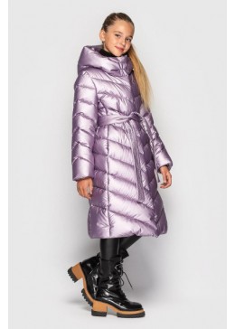 Cvetkov светло-сиреневое зимнее пальто для девочки Келли New
